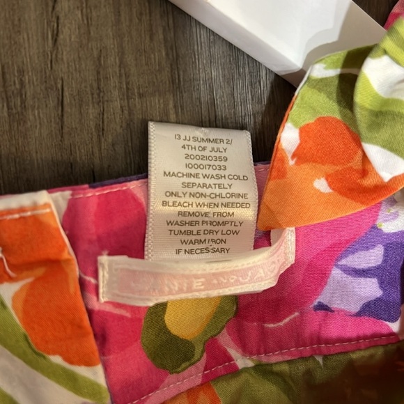 4 for $20 Janie & Jack  vintage Floral tiered top size 6 from Summer Orchid line - Picture 3 of 3